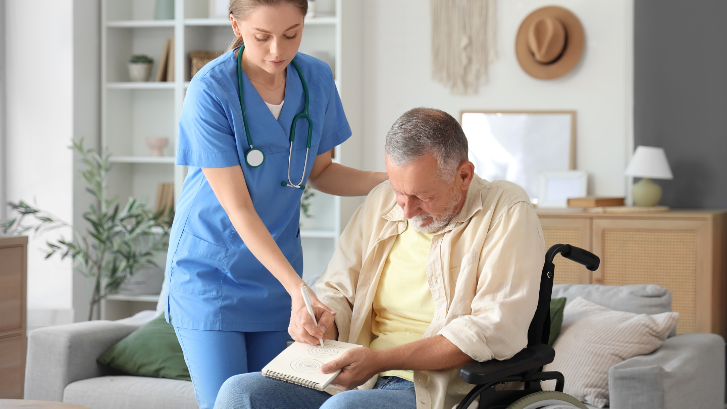 Giai đoạn 4, người bệnh đi lại khó khăn, phải cần người hỗ trợ trong sinh hoạt hằng ngày