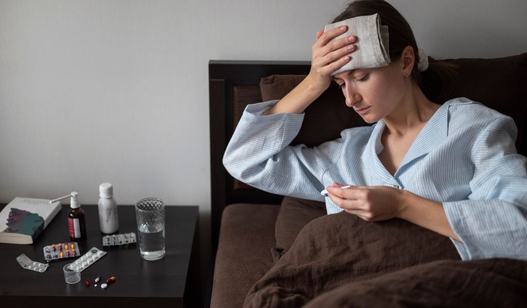 Dùng thuốc giảm đau, hạ sốt đúng chỉ định và nghỉ ngơi đầy đủ để hỗ trợ hồi phục