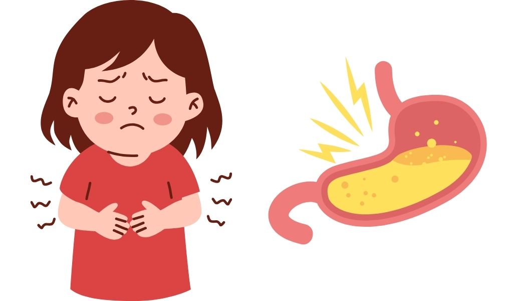 Trào ngược dạ dày thực quản ở trẻ em thường liên quan đến cấu trúc hệ tiêu hóa chưa hoàn chỉnh