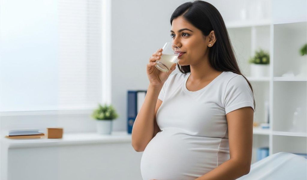 Thai phụ sẽ được uống dung dịch glucose và lấy máu để phân tích