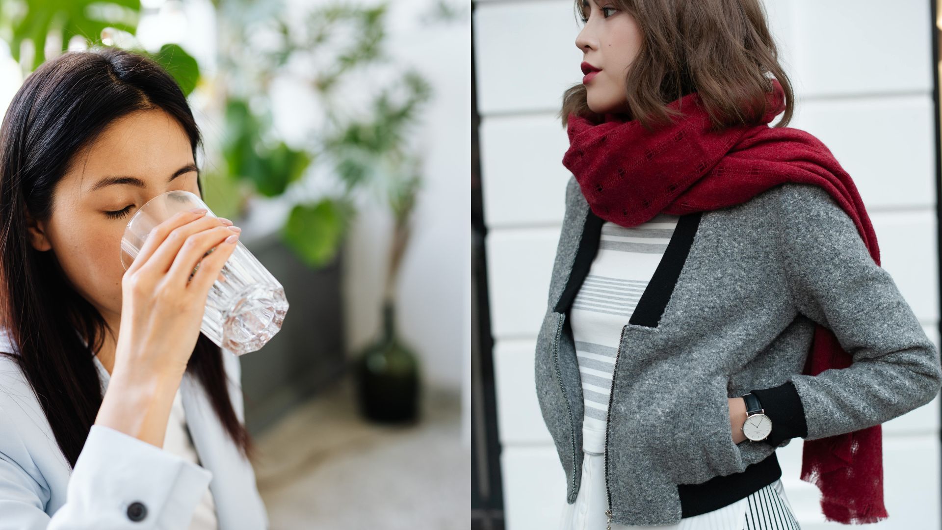 Uống nước ấm và giữ ấm vùng cổ giúp hỗ trợ điều trị amidan quá phát độ 3