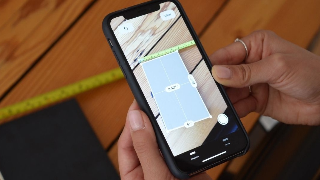 Đo chiều cao bằng app khá nhanh chóng