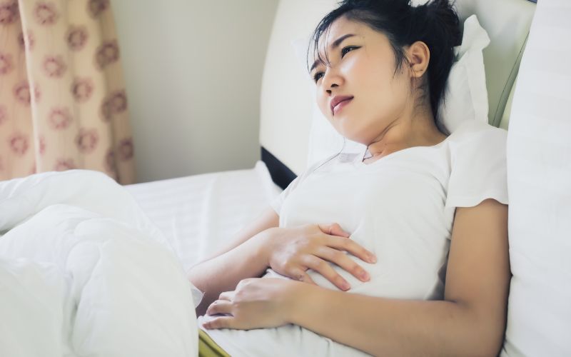 Gừng được coi là thực phẩm có thể làm giảm chứng đầy hơi, chướng bụng thường gặp ở các bà bầu