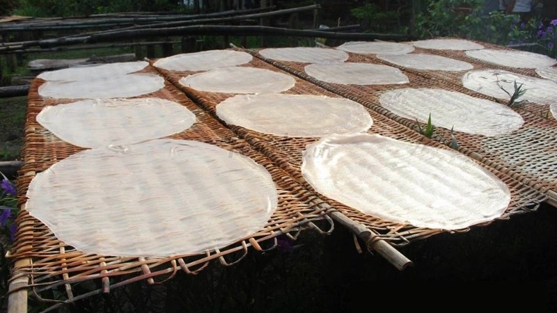 Bánh tráng phơi sương xuất phát từ các tỉnh miền Nam