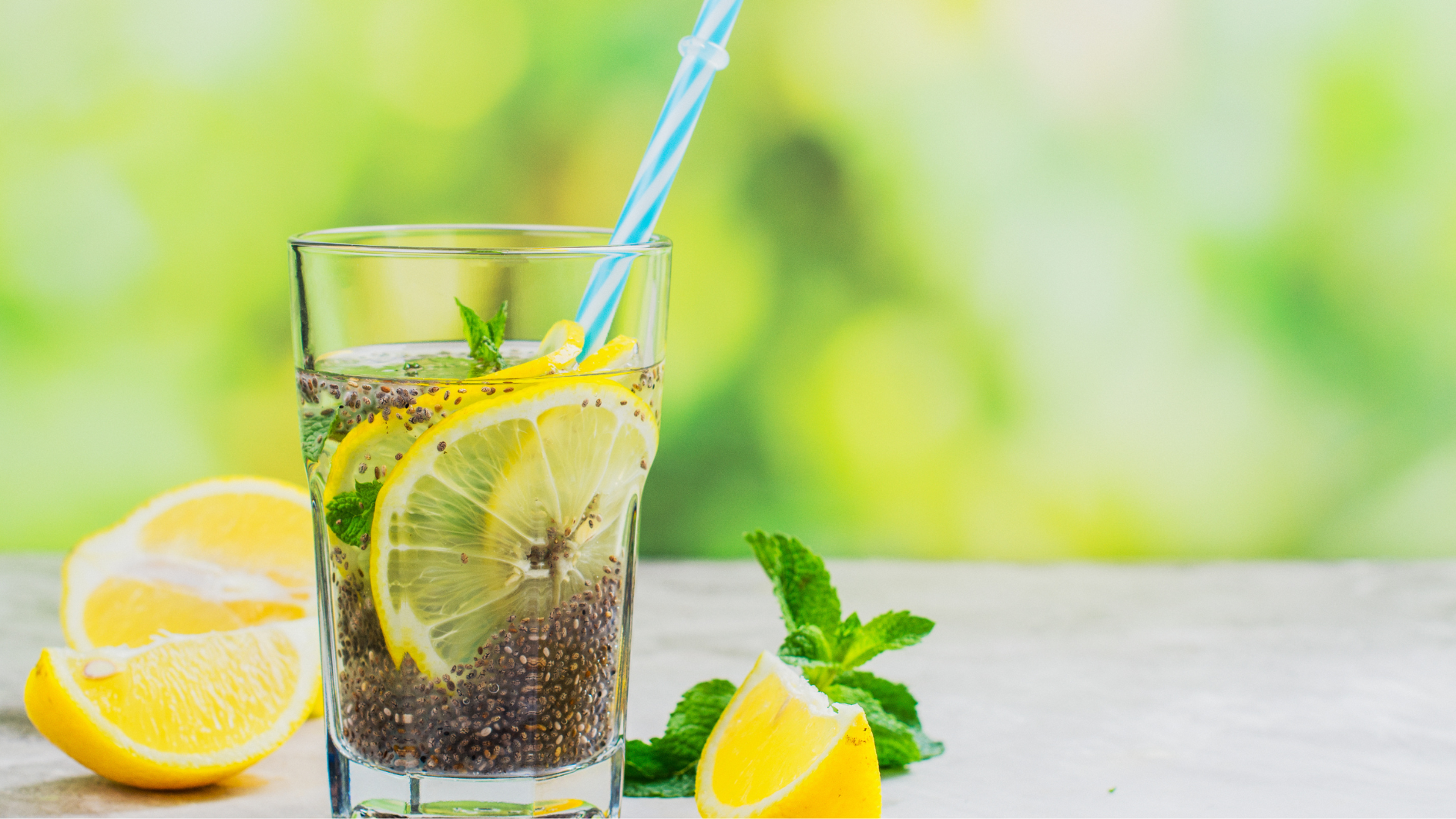 Hạt chia với nước chanh là cách uống hạt chia giảm mỡ bụng hiệu quả