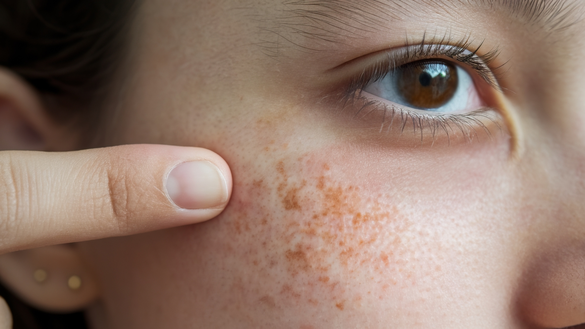 Nám nội tiết thường biểu hiện qua nhiều dấu hiệu đặc trưng trên da