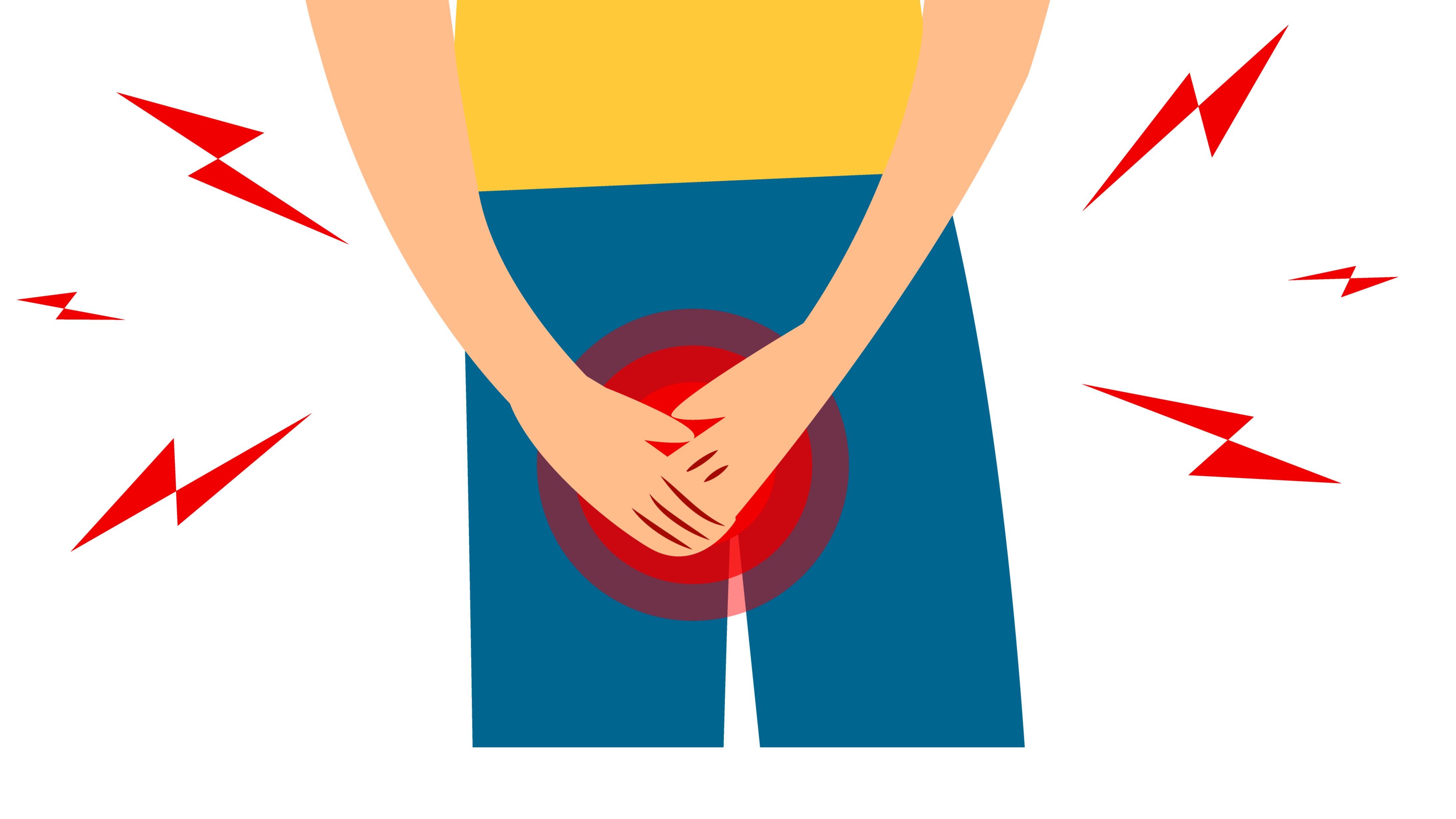 Viêm bao quy đầu có thể gây đau rát, sưng nề da vùng quy đầu