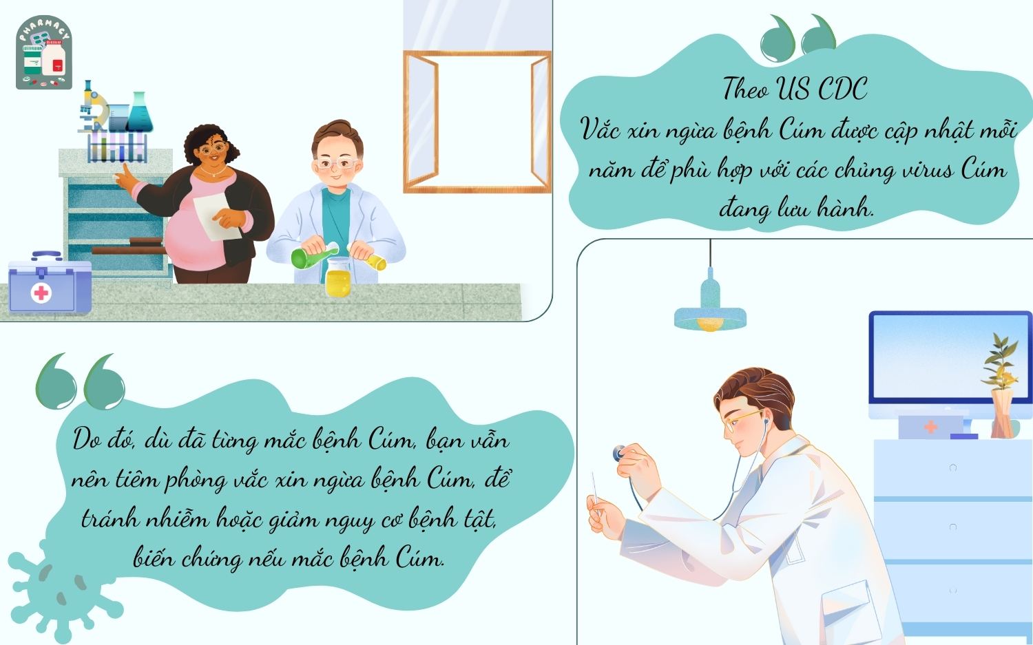 Bị cúm rồi có cần tiêm nữa không? Sự thật nhiều người dễ bỏ qua 8