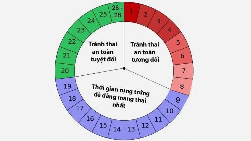 Biểu đồ tính ngày quan hệ an toàn giúp tránh thai tự nhiên hiệu quả 4