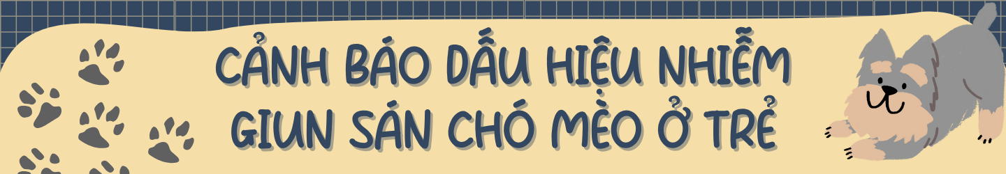 Cảnh báo dấu hiệu nhiễm giun sán chó mèo ở trẻ