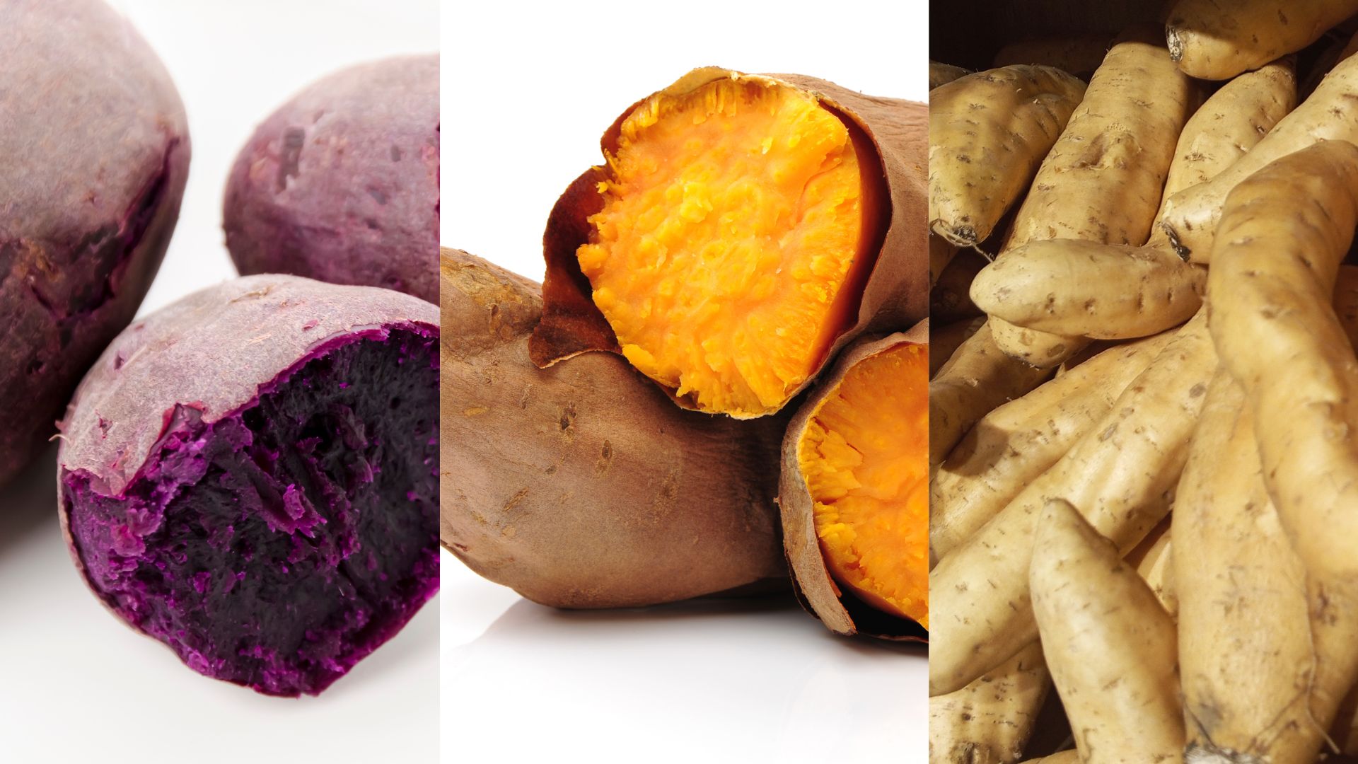 Mỗi loại khoai có chỉ số đường huyết của khoai lang khác nhau tùy theo màu và giống