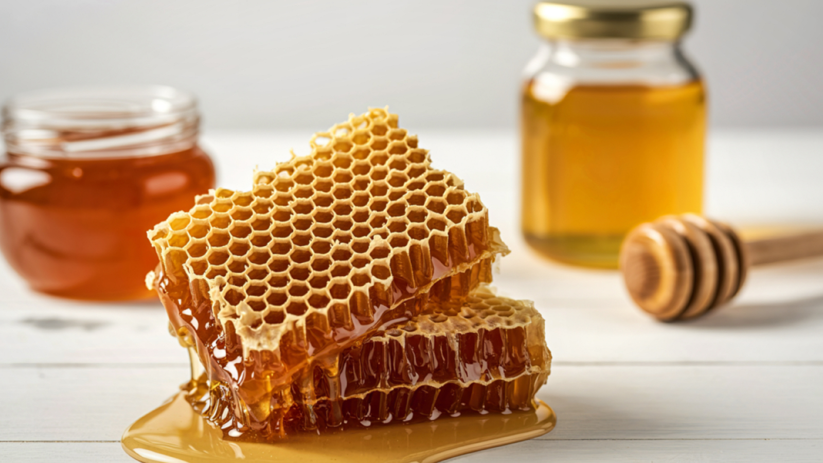 Trộn đều phần tỏi đã băm nhỏ với một thìa cà phê mật ong nguyên chất