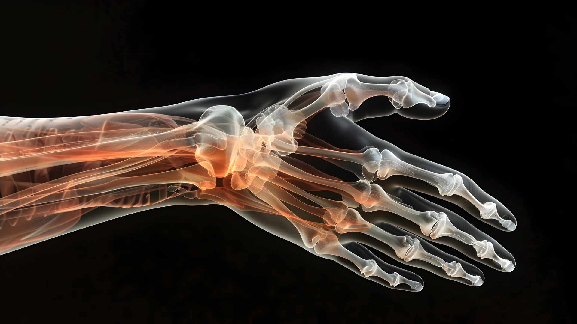 Dây chằng và gân giúp cố định, hỗ trợ vận động và truyền lực từ cẳng tay xuống bàn tay