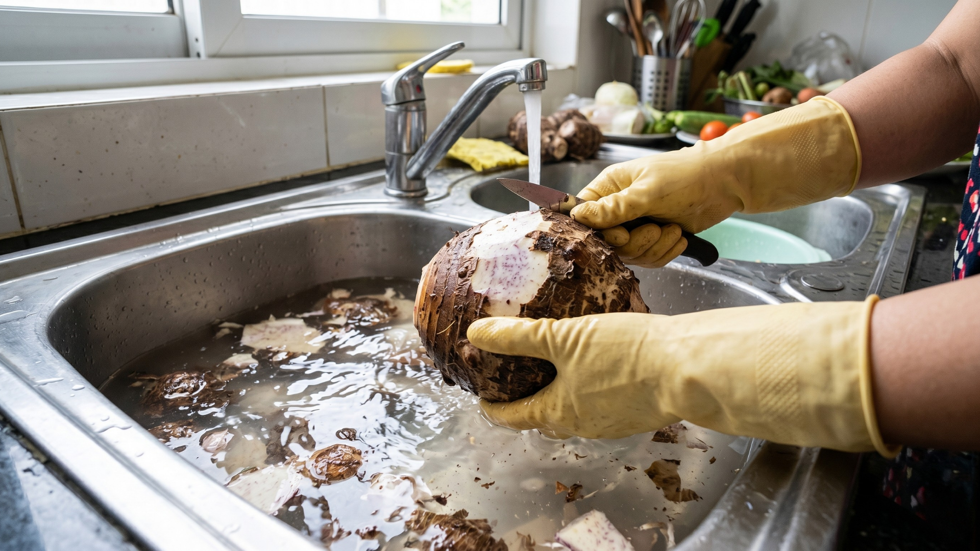 Cách dùng củ ráy giúp giảm nguy cơ kích ứng