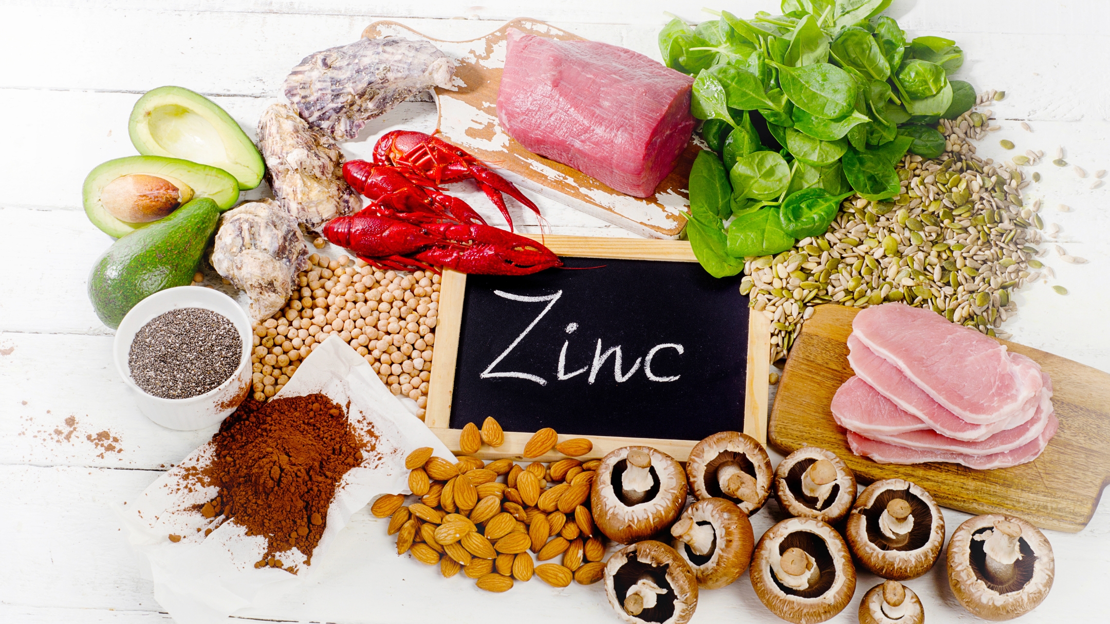 Bổ sung kẽm từ thực phẩm giàu kẽm