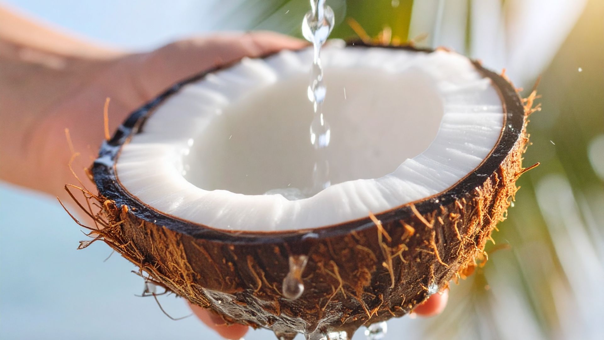 Nước dừa chứa một lượng các khoáng chất tự nhiên có tác dụng bù nước và điện giải