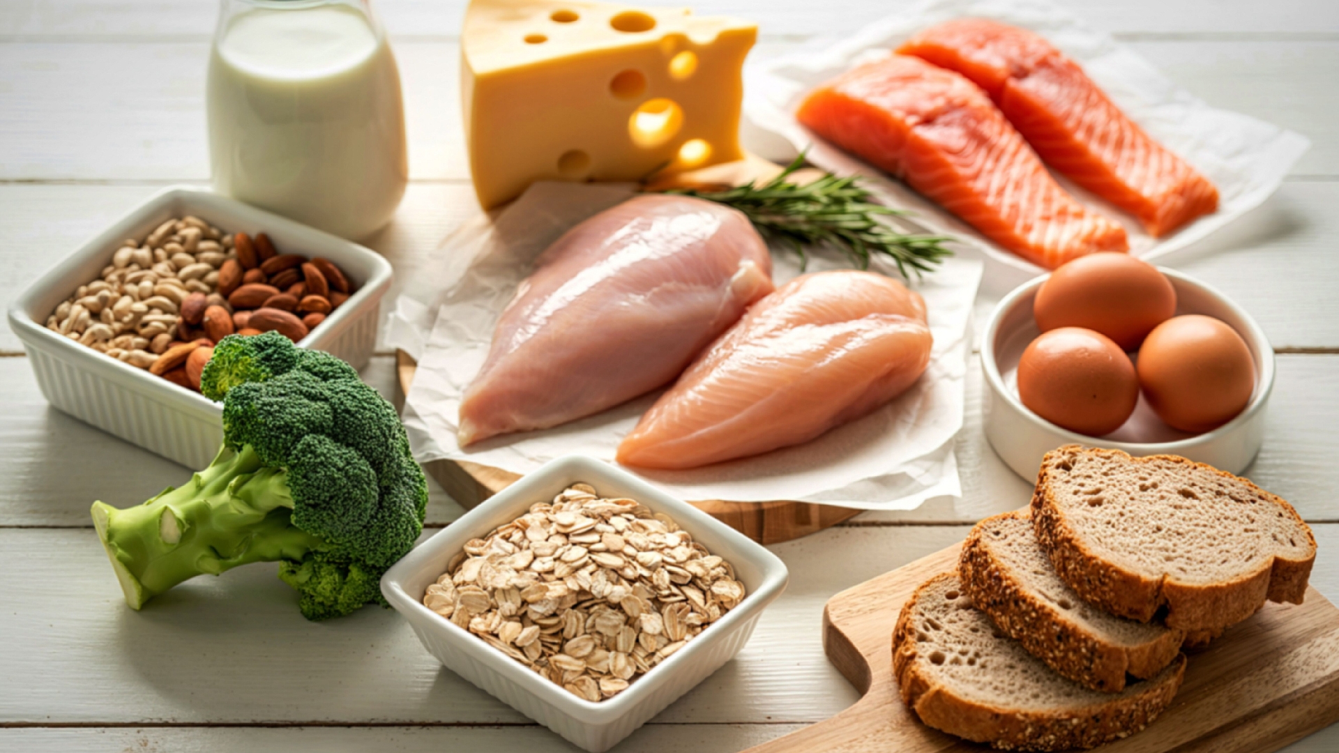 Nhu cầu protein có thể được đáp ứng đầy thủ thông qua chế độ ăn hàng ngày ở đa số trường hợp