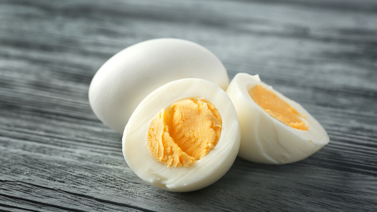 Trứng luộc gần như không chứa oxalat