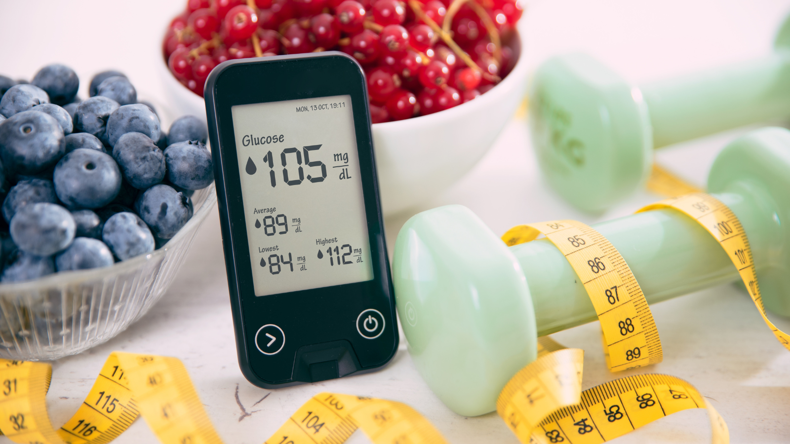 Kết quả đường huyết hiển thị sau vài giây