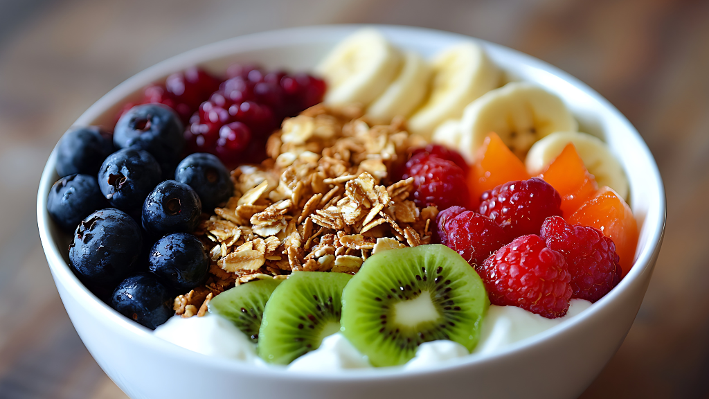 Ăn nhiều sữa chua, trái cây giàu vitamin C để bổ sung lợi khuẩn và tăng cường miễn dịch