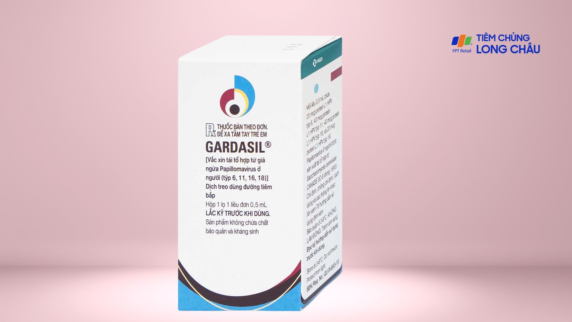 Vắc xin Gardasil 4 giúp phòng ngừa ung thư sinh dục, mụn cóc sinh dục và các bệnh do HPV tuýp 6, 11, 16, 18