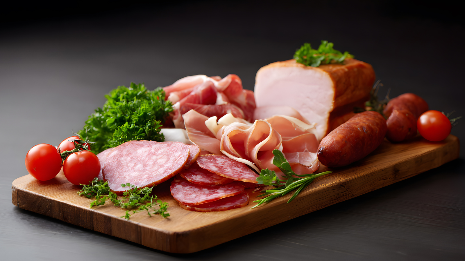 Thịt xông khói, xúc xích, dăm bông chứa nhiều chất béo bão hòa khó tiêu