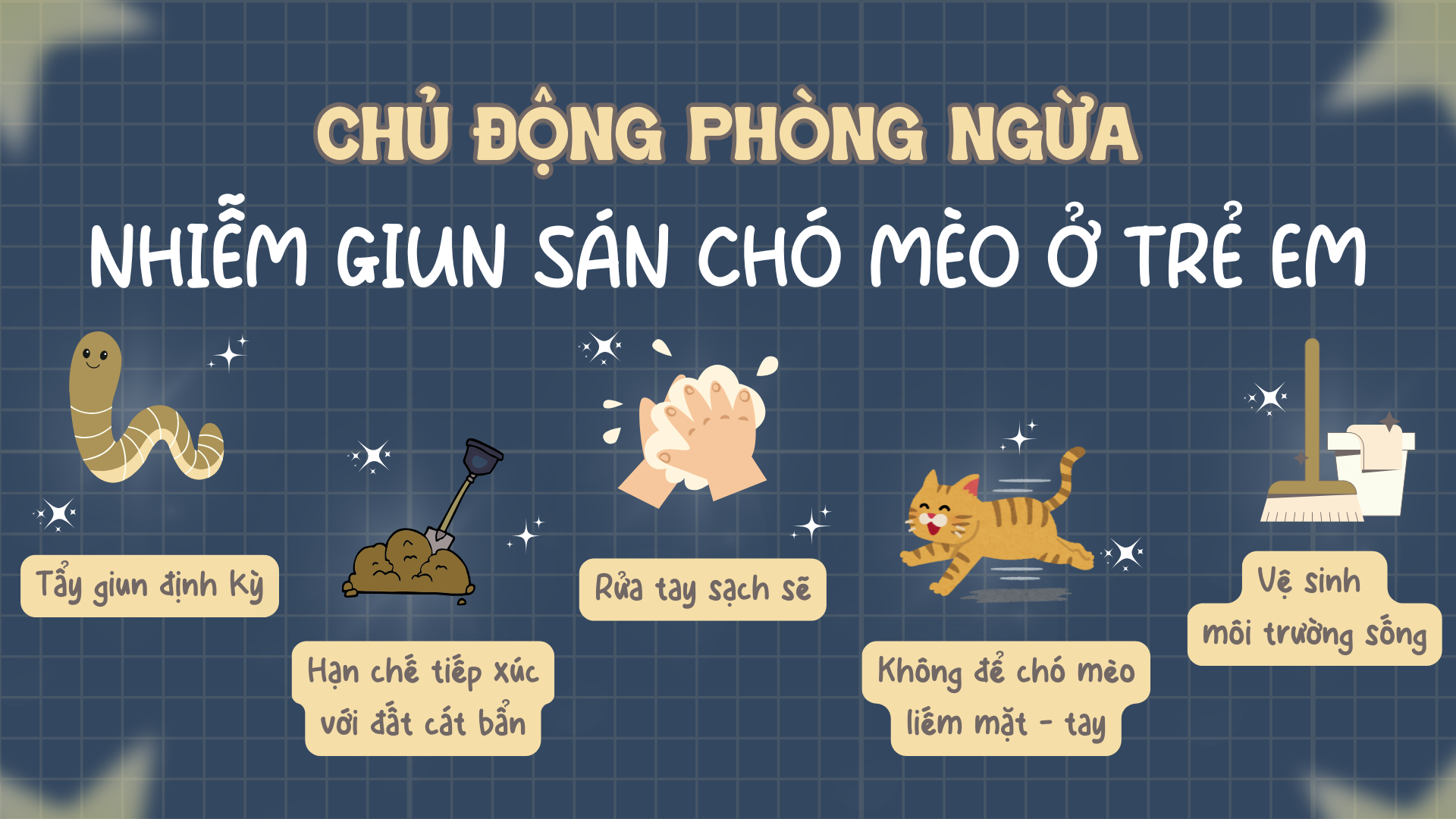Nhiễm giun sán chó mèo ở trẻ em: Nhận biết thế nào? Phòng ngừa ra sao? 4
