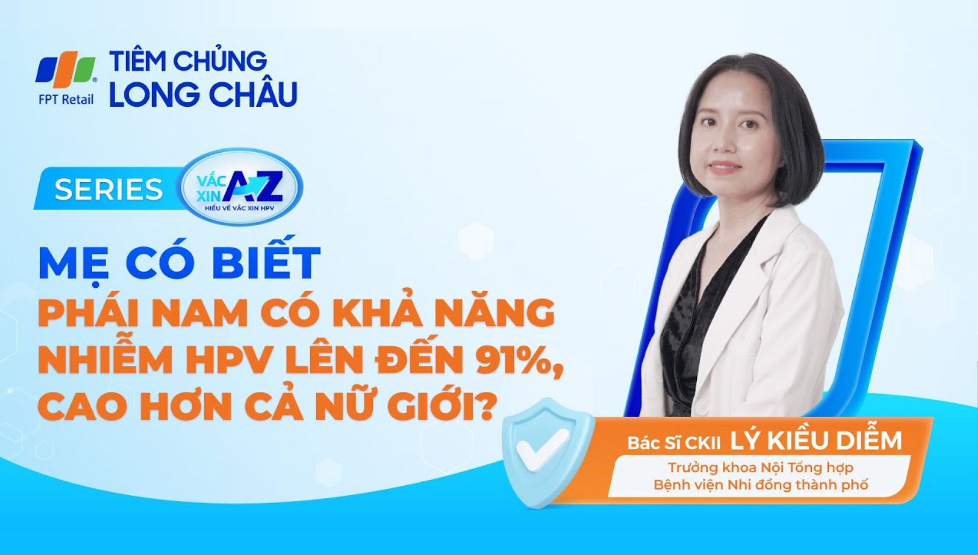 Phái nam có khả năng nhiễm HPV cao hơn cả nữ giới Trung tâm Tiêm
