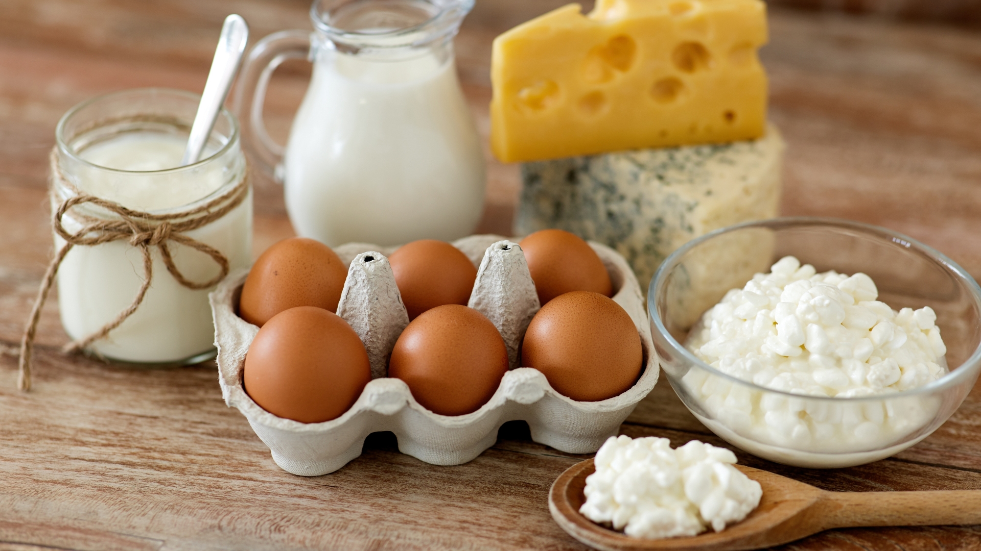 Các loại sữa ít béo, sữa chua, phô mai, cùng với trứng là những nguồn protein an toàn, ít purin