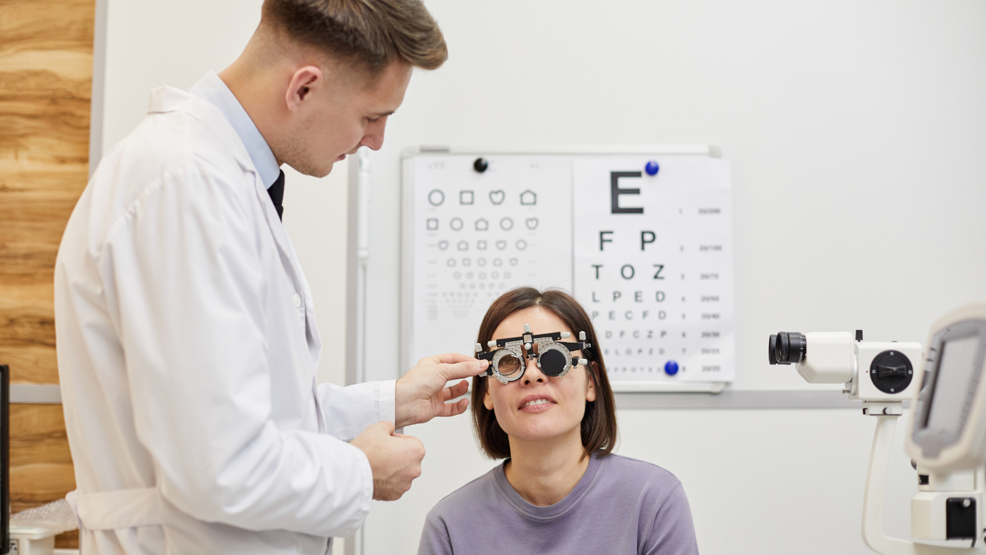 Kiểm soát độ cận thị từ sớm bằng cách đeo kính đúng số và tái khám theo lịch hẹn của bác sĩ