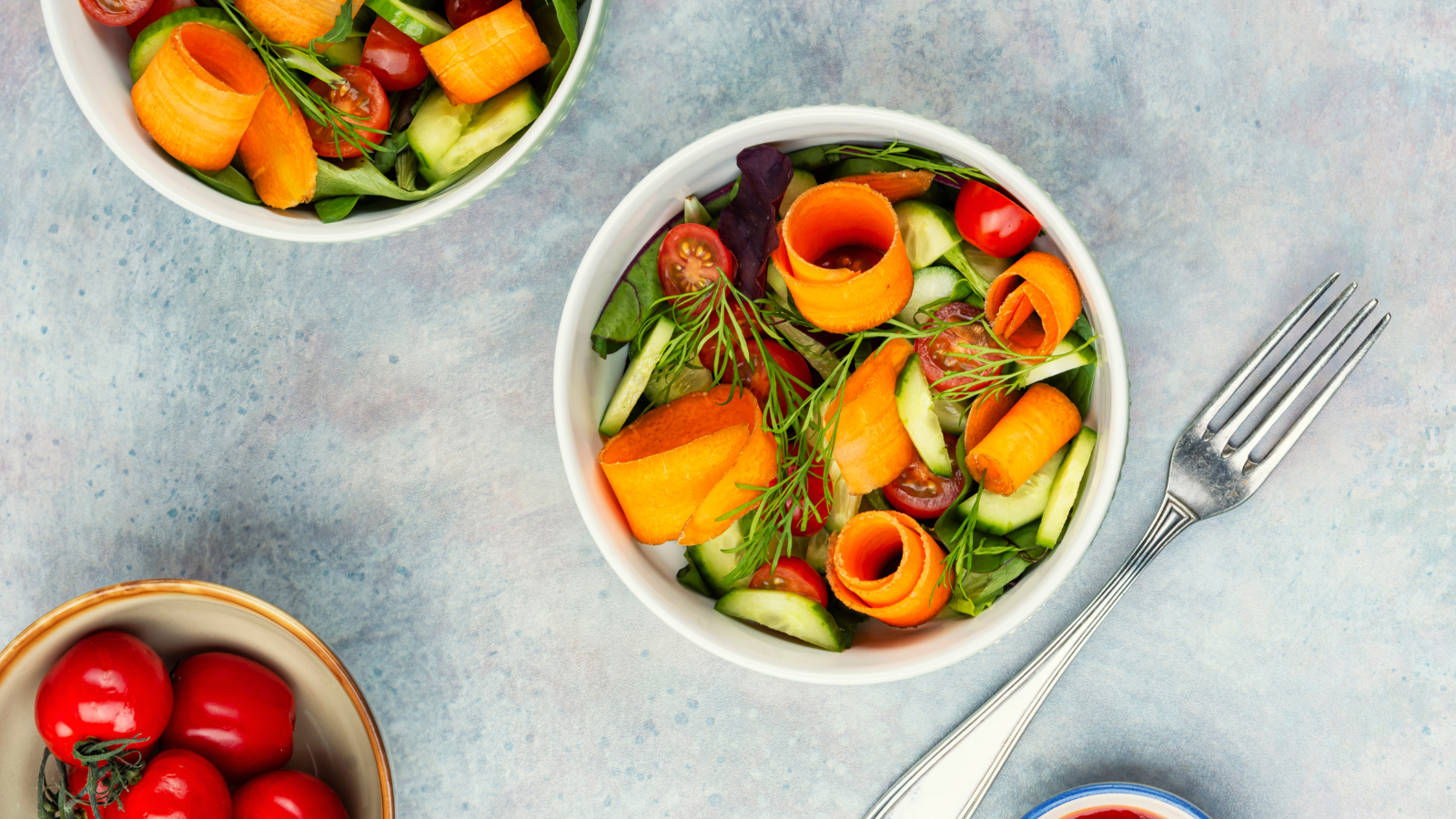 Rau củ và trái cây giúp nạp đủ chất xơ và vitamin