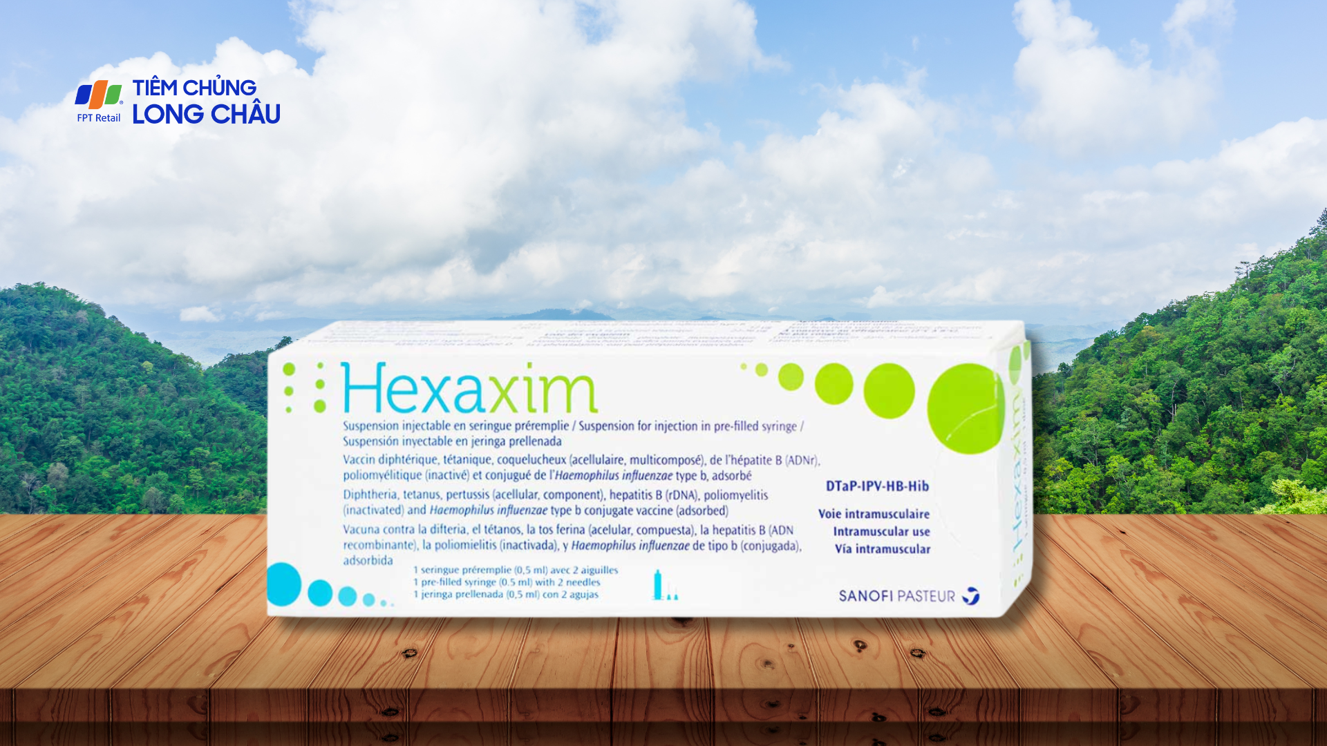 Hexaxim là loại vắc xin 6 trong 1 đầu tiên được bào chế sẵn dưới dạng dung dịch trong ống tiêm
