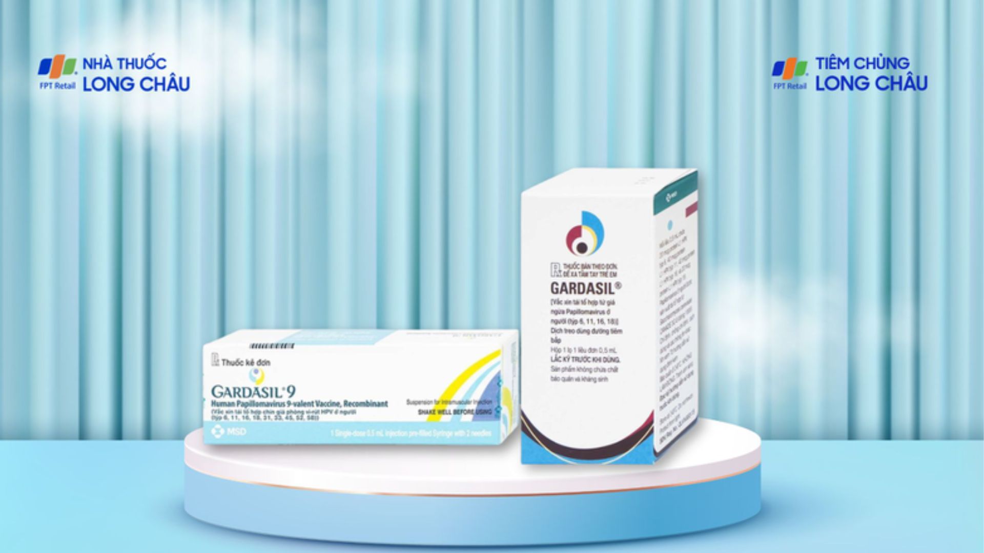 Vắc xin HPV phổ biến hiện nay gồm Gardasil 9 (9 chủng HPV) và Gardasil 4 (4 chủng HPV)
