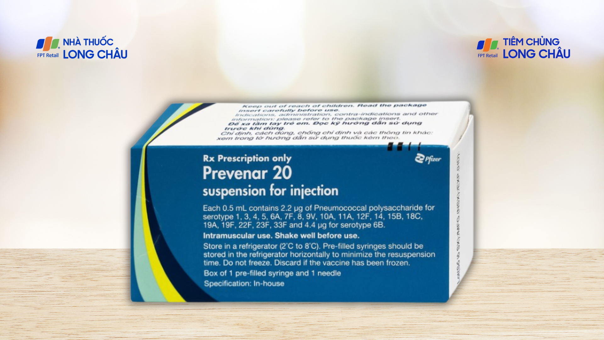 Prevenar 20 là vắc xin thế hệ mới có thể bảo vệ trước 20 tuýp Phế cầu phổ biến