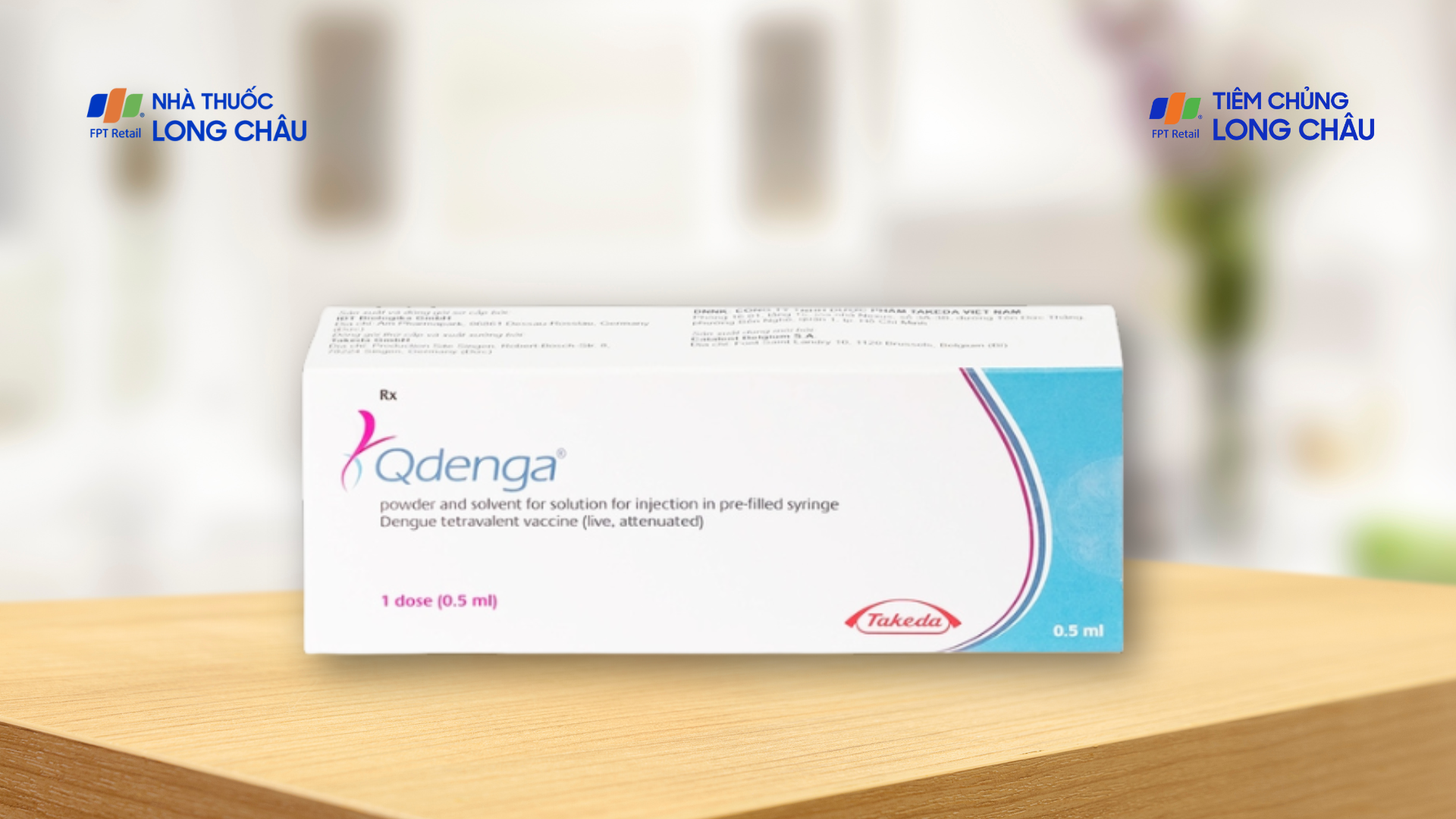 Vắc xin phòng sốt xuất huyết Qdenga được thiết kế để bảo vệ cơ thể trước cả bốn type virus Dengue