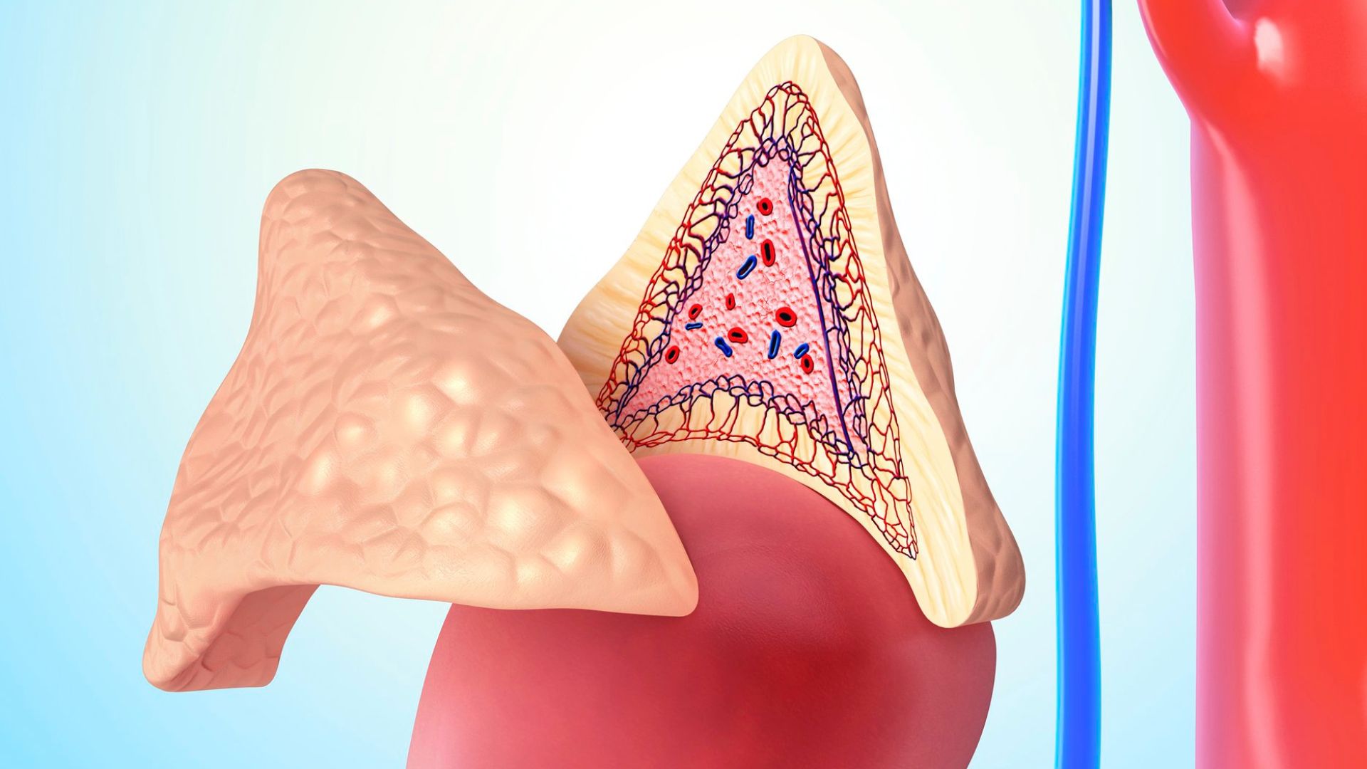 Vị trí tuyến thượng thận và mối liên hệ với các cơ quan xung quanh