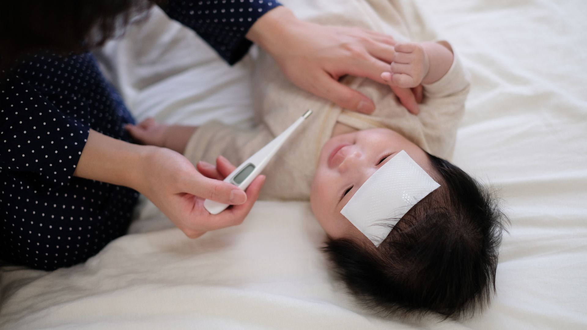 Trẻ bị sốt có nguy hiểm không vẫn là thắc mắc muôn thuở của các bậc phụ huynh. Ảnh: Internet