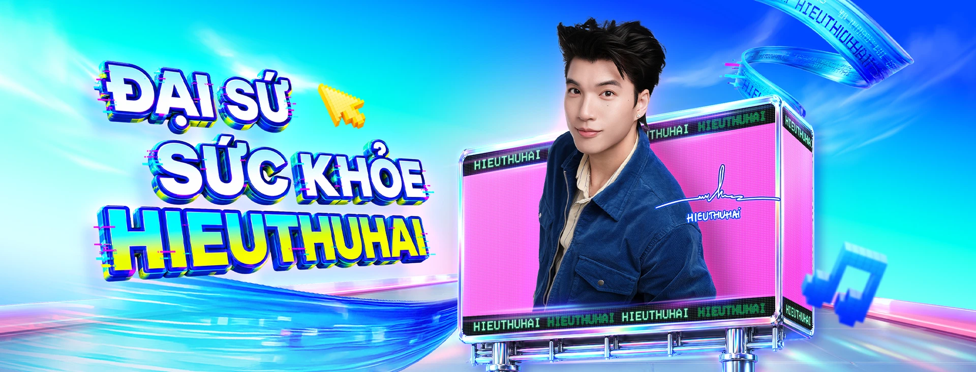 HIEUTHUHAI đảm nhận vai trò mới, cùng Long Châu lan tỏa lối sống khoẻ chủ động