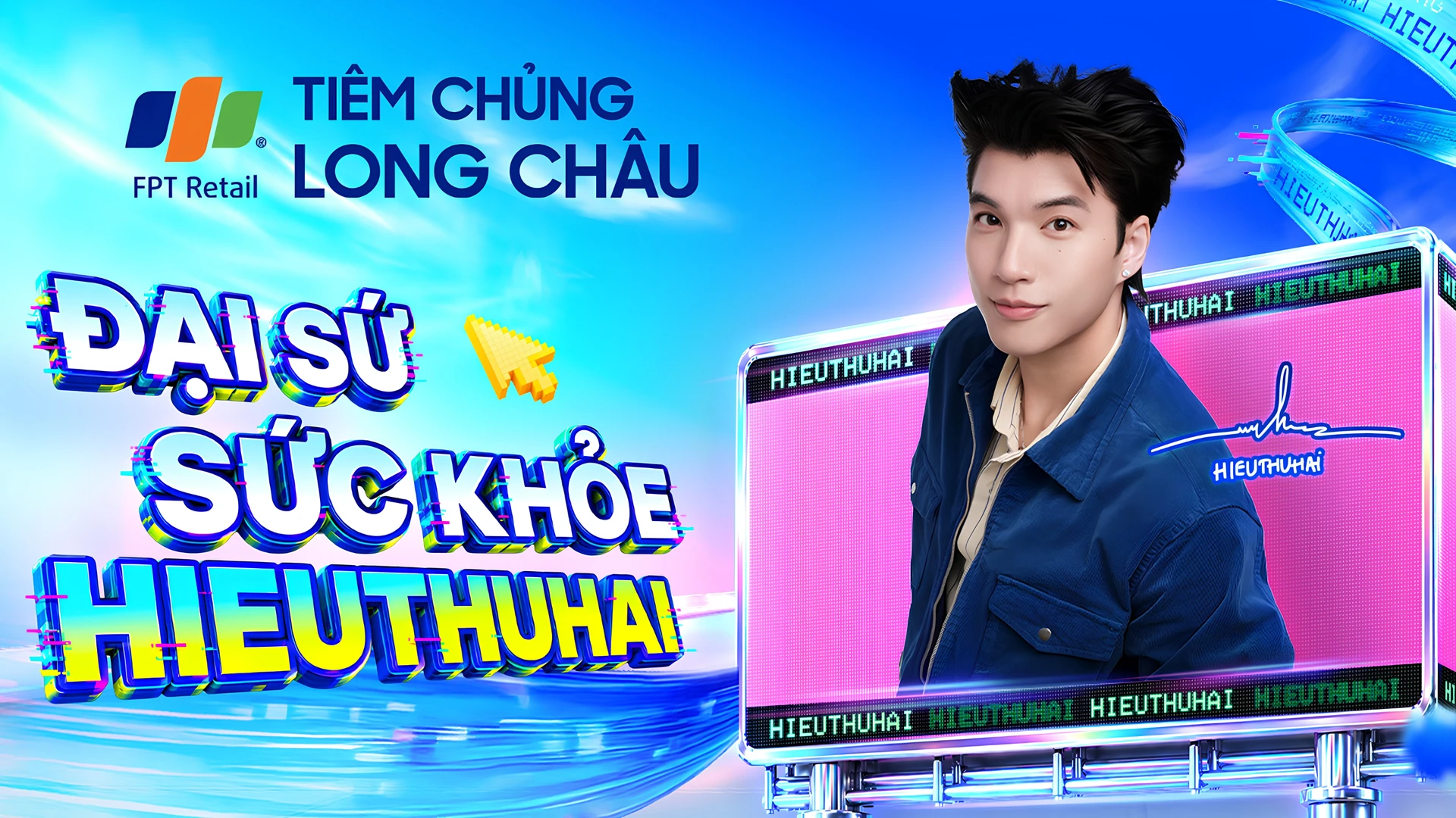 HIEUTHUHAI đảm nhận vai trò mới, cùng Long Châu lan tỏa lối sống khoẻ chủ động