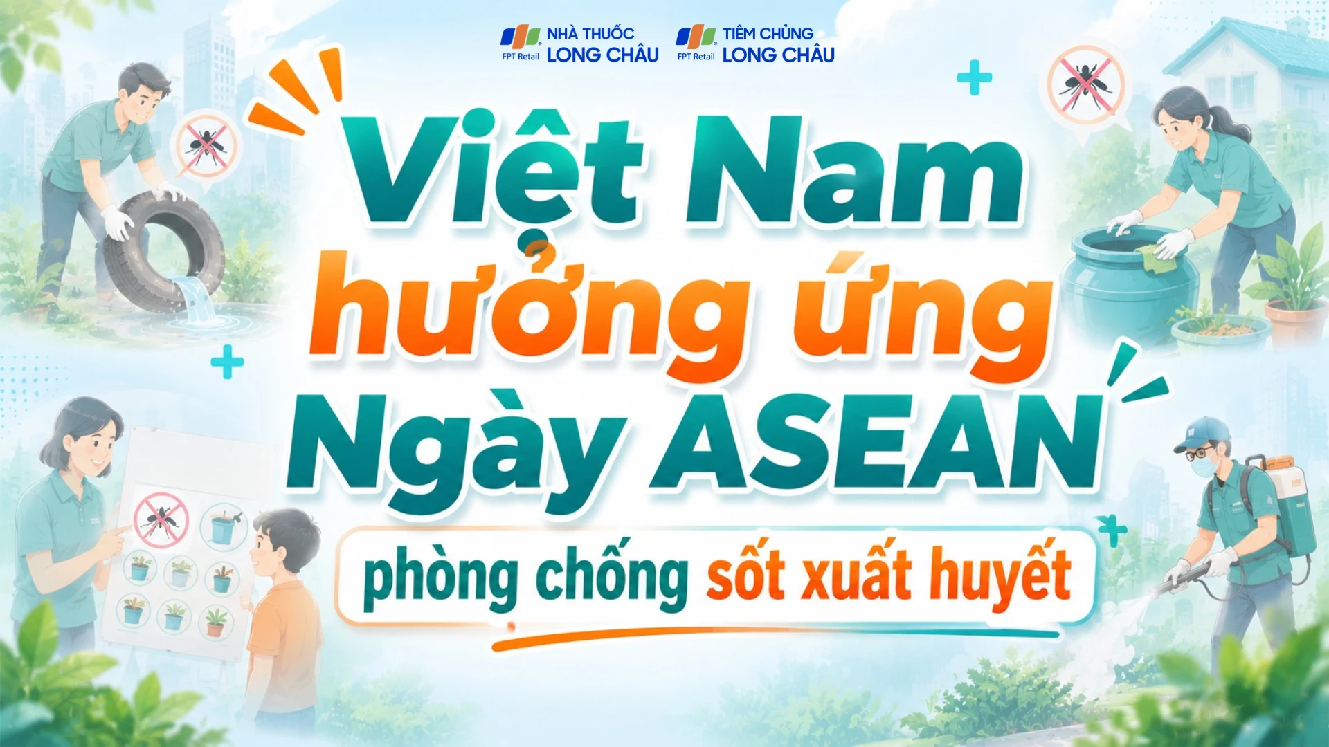 Ngày ASEAN phòng chống sốt xuất huyết: Việt Nam đẩy mạnh nhiều hoạt động phòng dịch