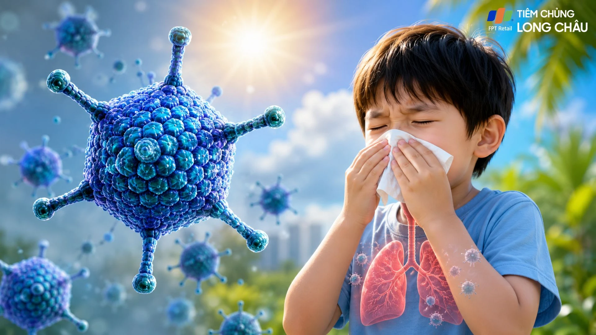Trẻ sốt cao kéo dài, đau mắt đỏ: Số ca nhiễm Adenovirus gia tăng vào mùa hè