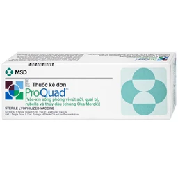 Vắc xin Proquad phòng sởi, quai bị, rubella và thủy đậu 1