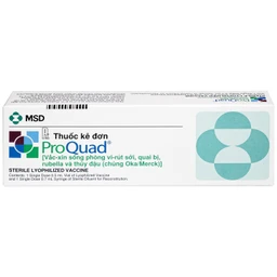 Vắc xin Proquad phòng sởi, quai bị, rubella và thủy đậu 2