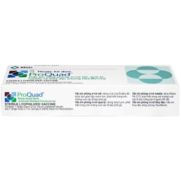 Vắc xin PROQUAD (Mỹ) phòng bệnh sởi, quai bị, rubella và thủy đậu