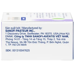 Vắc xin não mô cầu ACYW MenQuadfi tại Trung tâm Tiêm chủng Long Châu