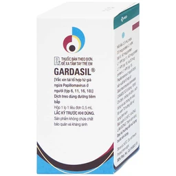 Vắc xin Gardasil 4 0.5ml phòng HPV tuýp 6, 11, 16, 18