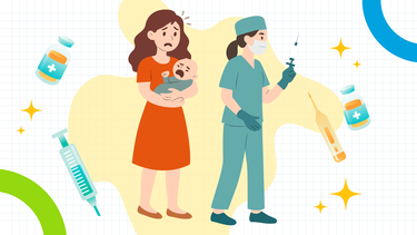 Bạn đang bế và giữ bé khi tiêm đúng cách chưa?