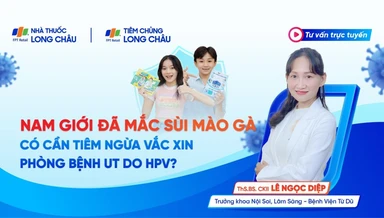 Nam giới lỡ mắc sùi mào gà có cần tiêm ngừa virus HPV?