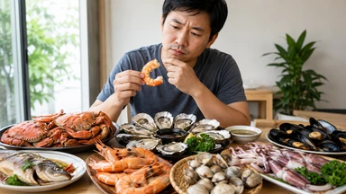 Ăn nhiều hải sản có bị gout không? Cách ăn để giảm nguy cơ tăng axit uric