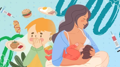 Ăn no, nhịn ăn hay bú mẹ trước tiêm - Đâu là lựa chọn phù hợp cho bé?
